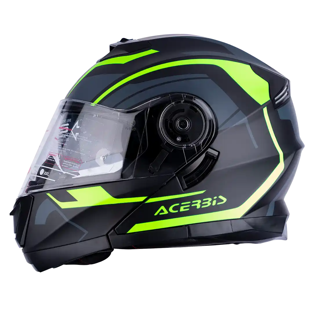 CASCO ACERBIS SEREL NEGRO/AMARILLO